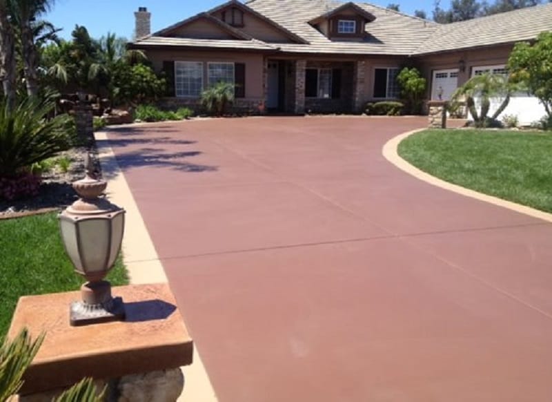 Integrally Colored Concrete flooring project 6