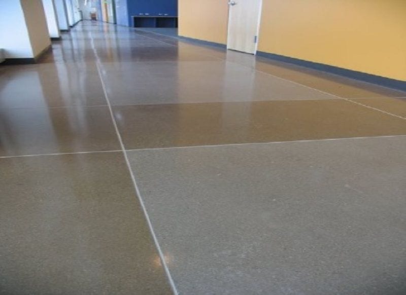 Integrally Colored Concrete flooring project 2