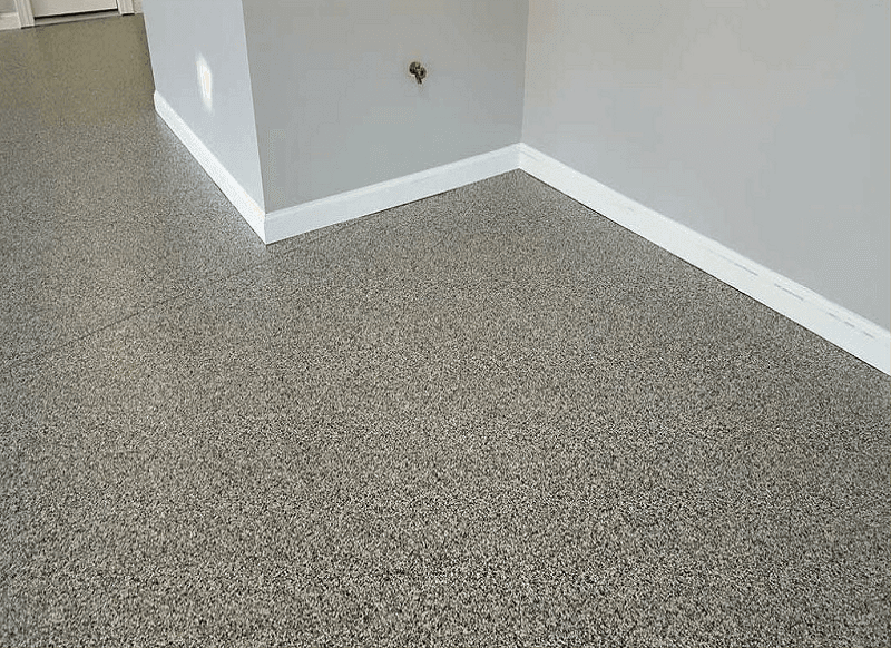 Color Flakes & Color Quartz flooring project 1