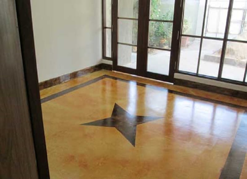 Micro Topping flooring project 9