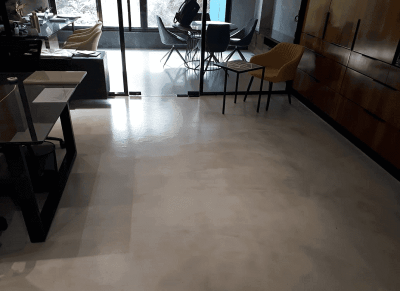 Micro Topping flooring project 2