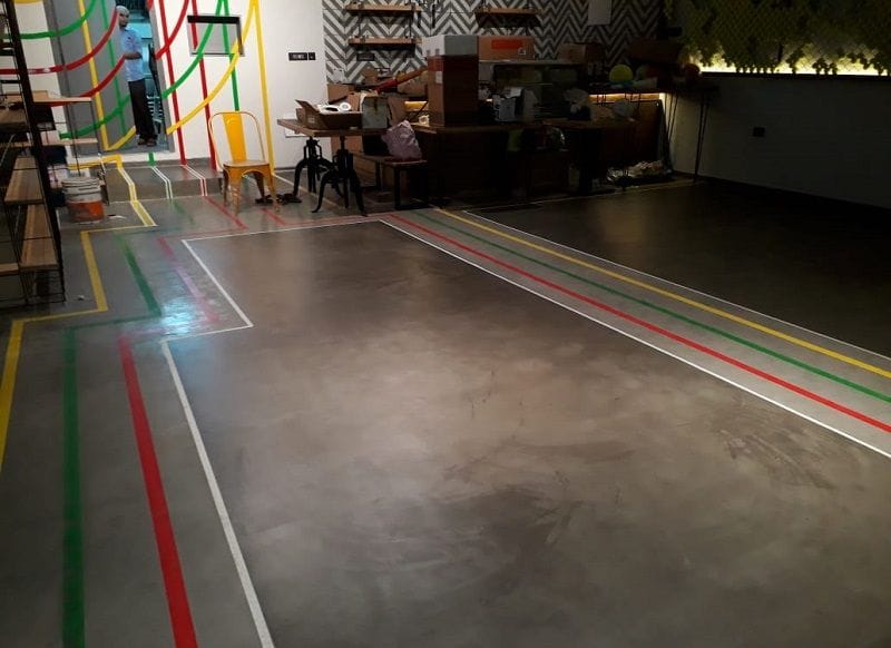 Micro Topping flooring project 3