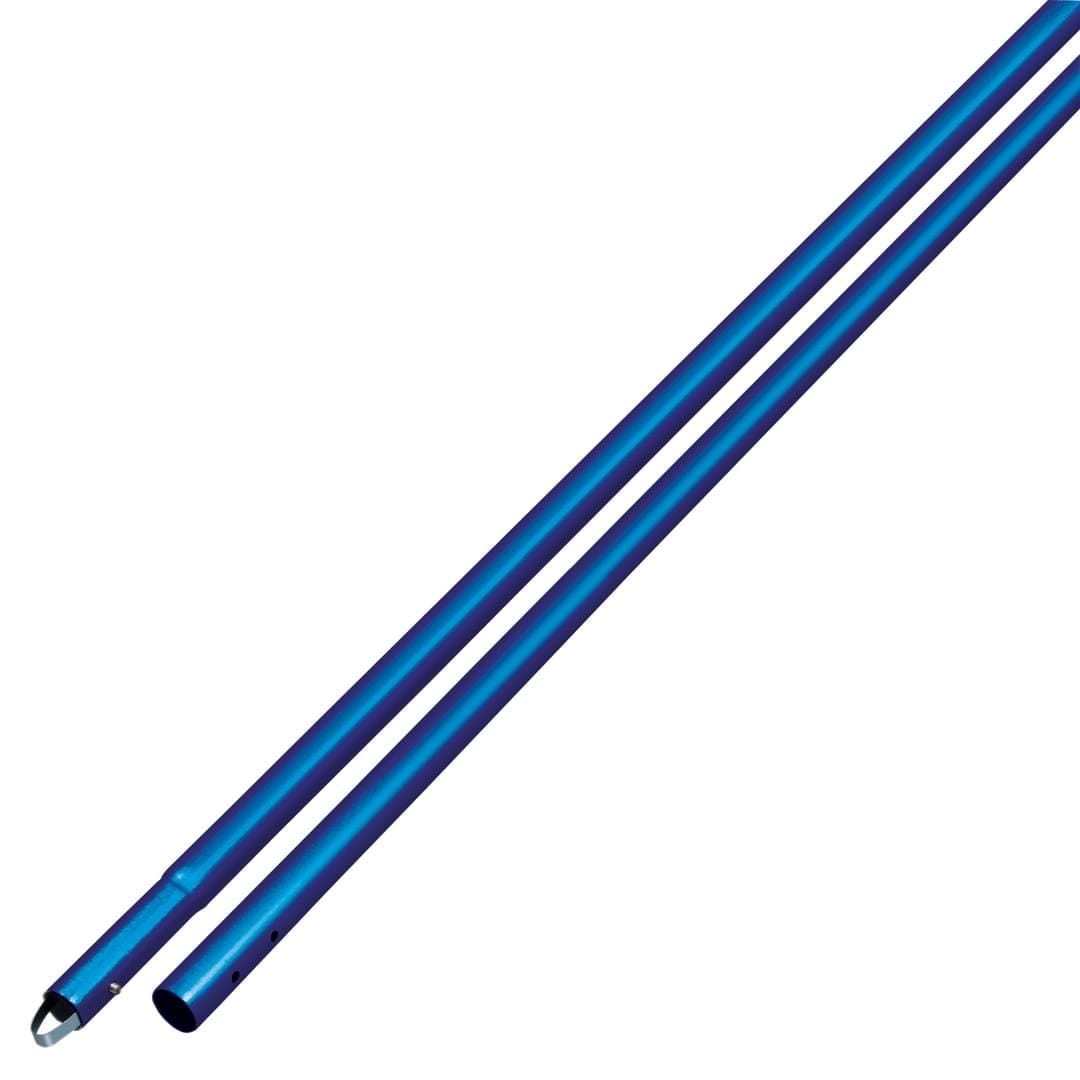 Aluminium swaged handle, 1 3/4 inch diameter and 6 feet long.