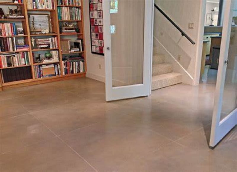 Close-up of a Cemart flooring finish