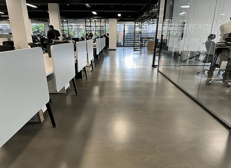 Cemart flooring system surface
