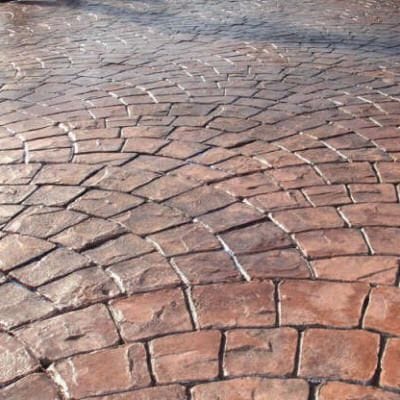 European Fan decorative concrete stamping mat