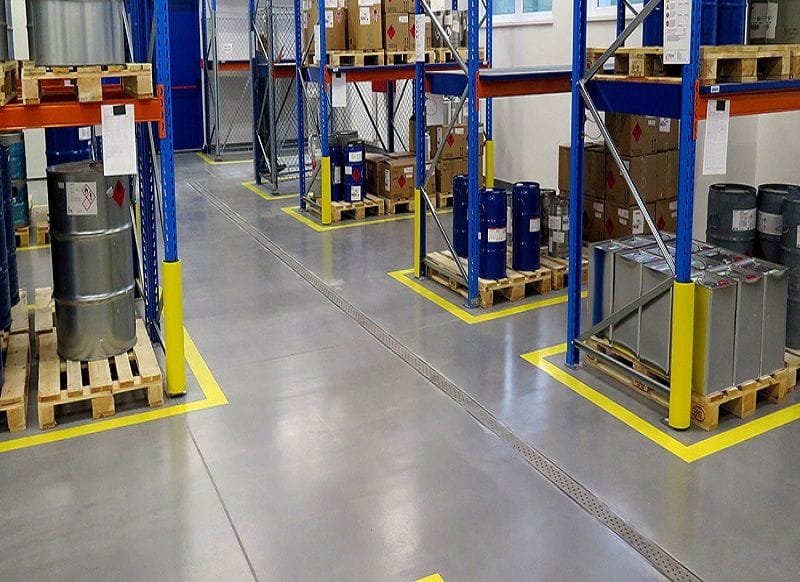 Densit heavy-duty performance flooring in an industrial setting