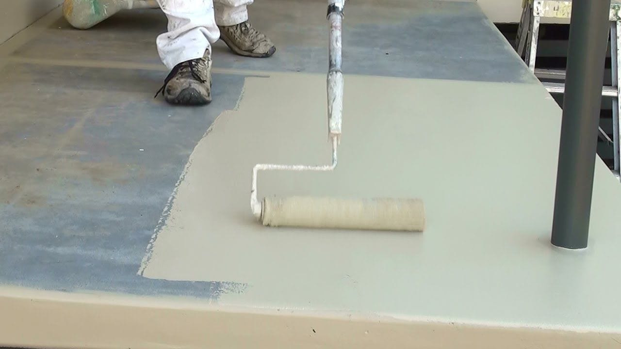 Hi-Crete Roll Coat application example