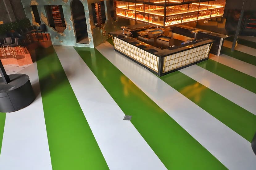 Designer Metallic Epoxy decorative flooring by Hi-Crete