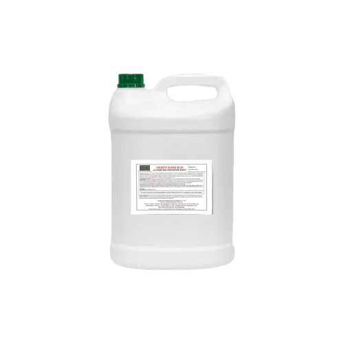 Hicrete Super Blue, a cement surface conditioner used in Pune, India, for cleaning and preparing concrete surfaces for coatings, paints, and flooring.